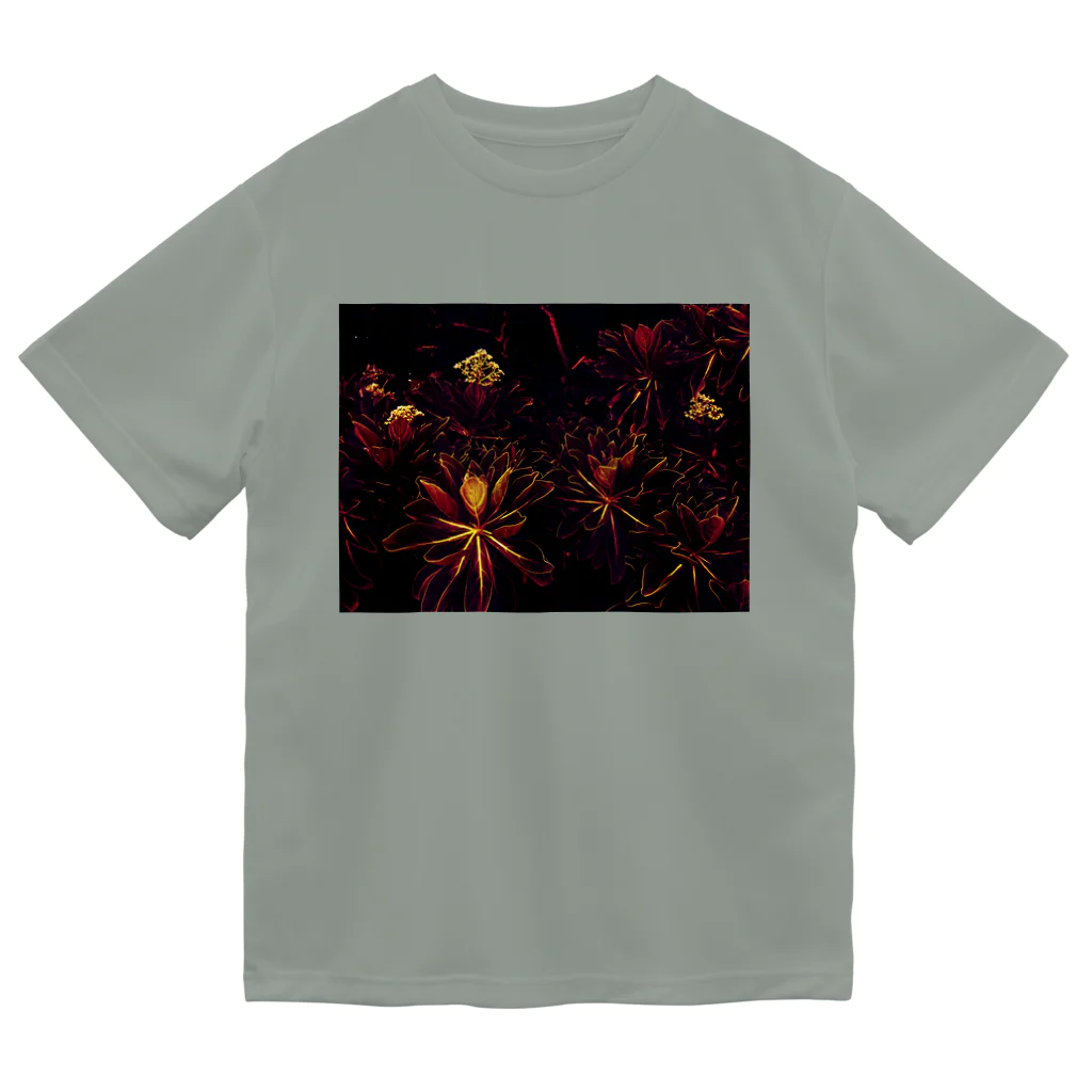 ウナーゴン20億3千万販売所のBLACK FLOWERS Dry T-Shirt