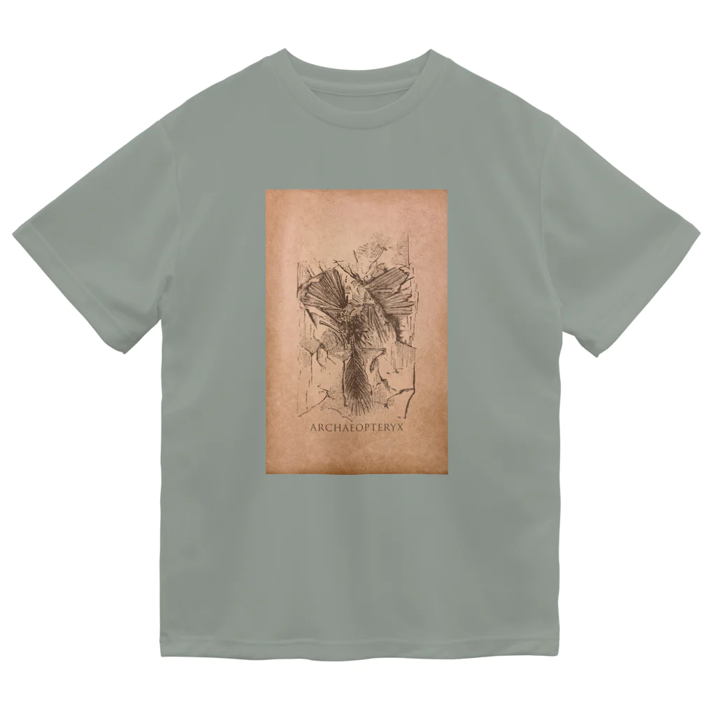 VEZ Craft SUZURI店の始祖鳥の化石 Dry T-Shirt