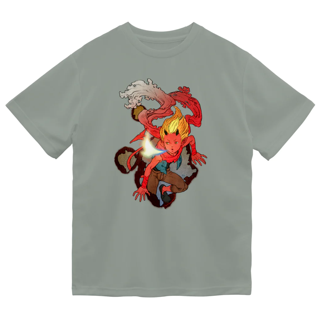 吉川 達哉 tatsuya yoshikawaの火吹童子 Dry T-Shirt