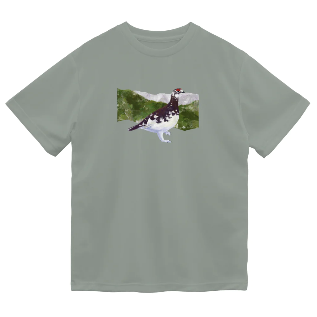 piro piro piccoloのライチョウ Dry T-Shirt