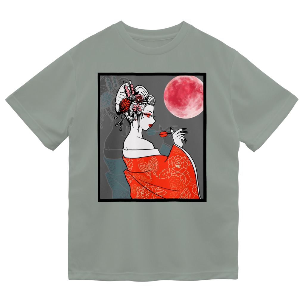 SWEET＆SPICY 【 すいすぱ 】ダーツの花魁ダーツガール🎯紅月 Dry T-Shirt