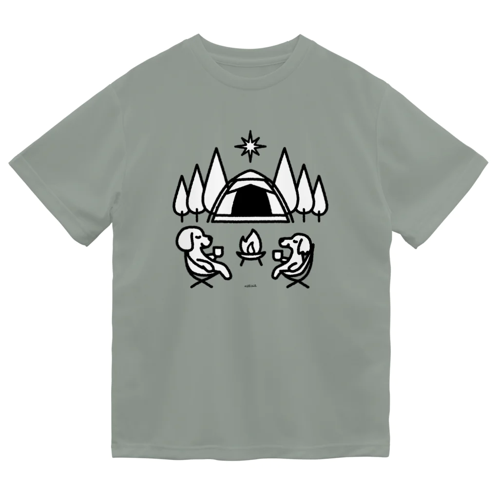 かめつるのDog camp ドライTシャツ