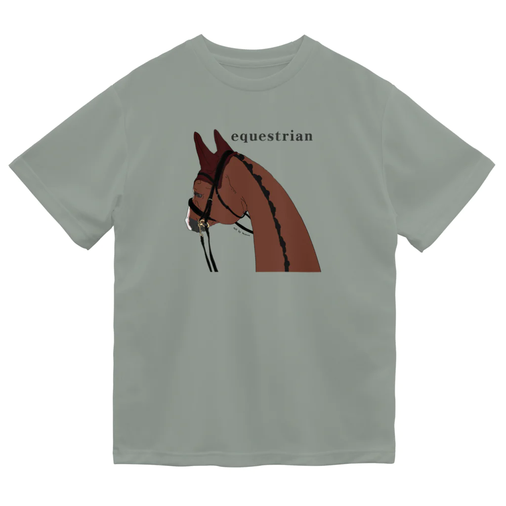 SHIROFUNE_mooooのequestrian  Dry T-Shirt