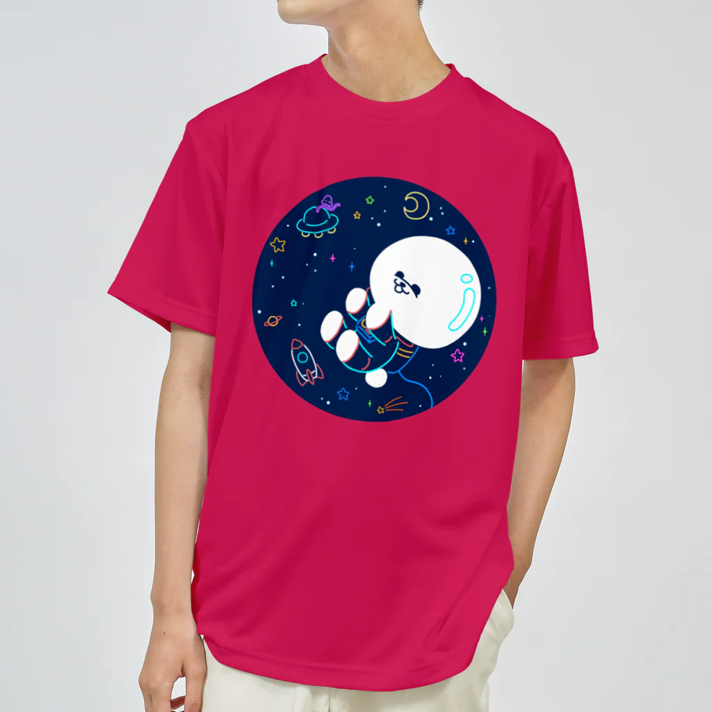 甘漏り屋の宇宙遊泳ビション ドライTシャツ