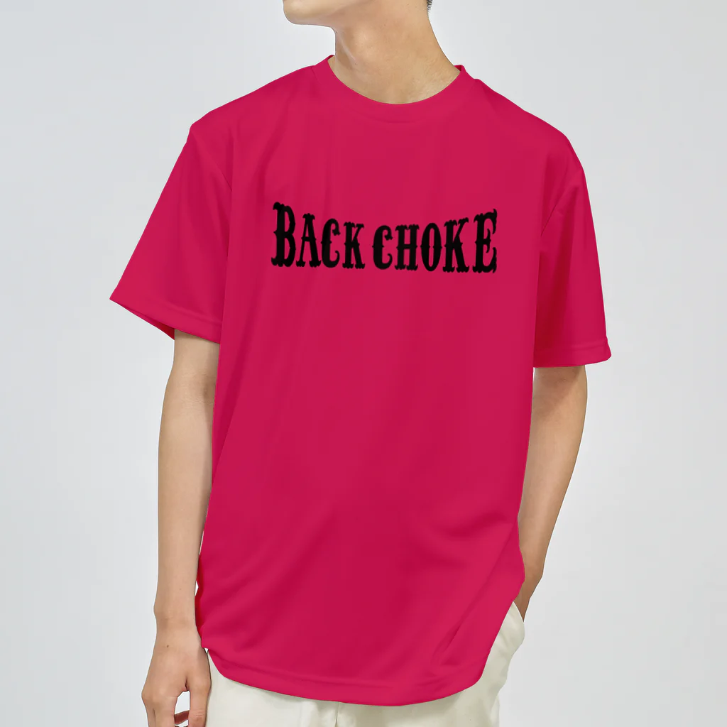 コノデザインのBack choke 黒ロゴ ドライTシャツ