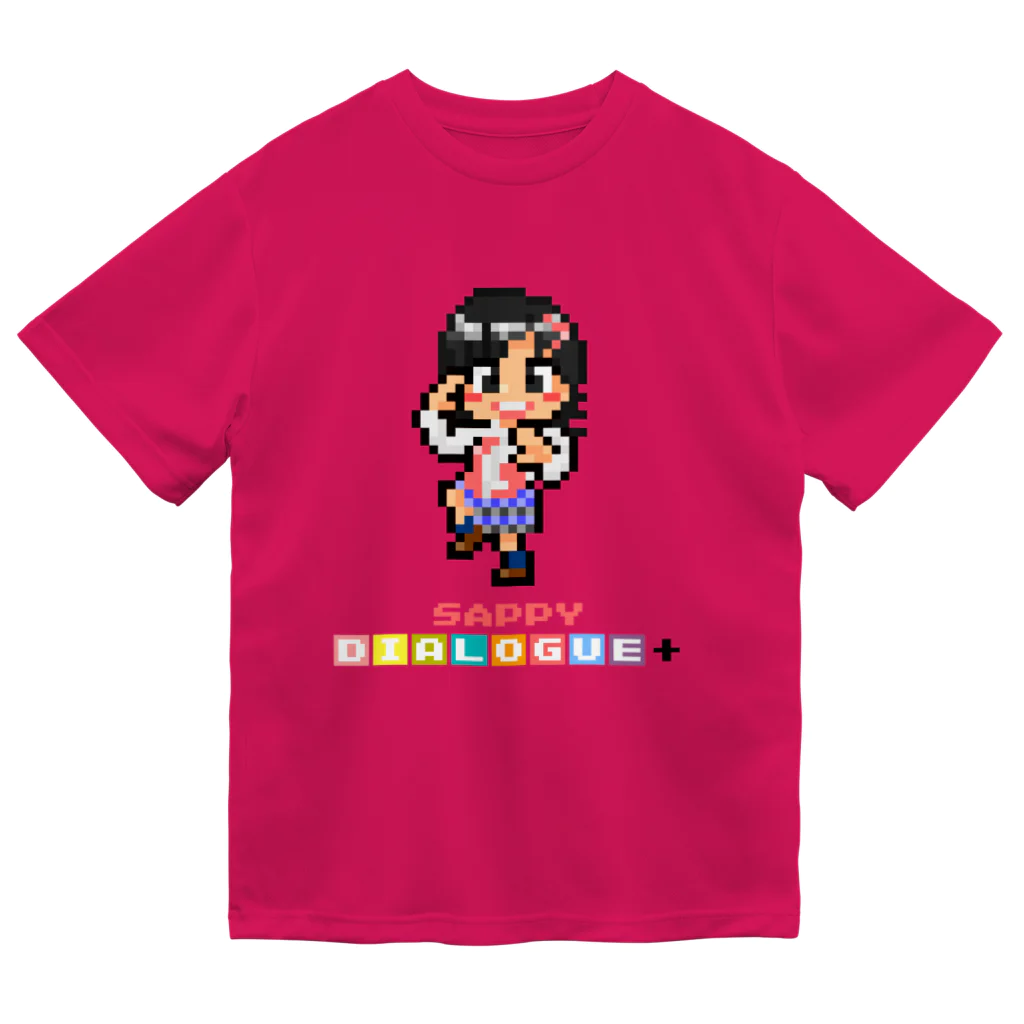 DIALOGUE＋のドットDIALOGUE＋ さっぴ推しドライTシャツ(ホットピンク) ドライTシャツ