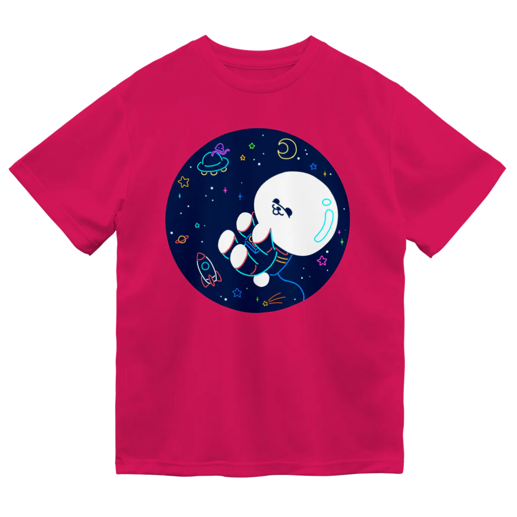 甘漏り屋の宇宙遊泳ビション ドライTシャツ