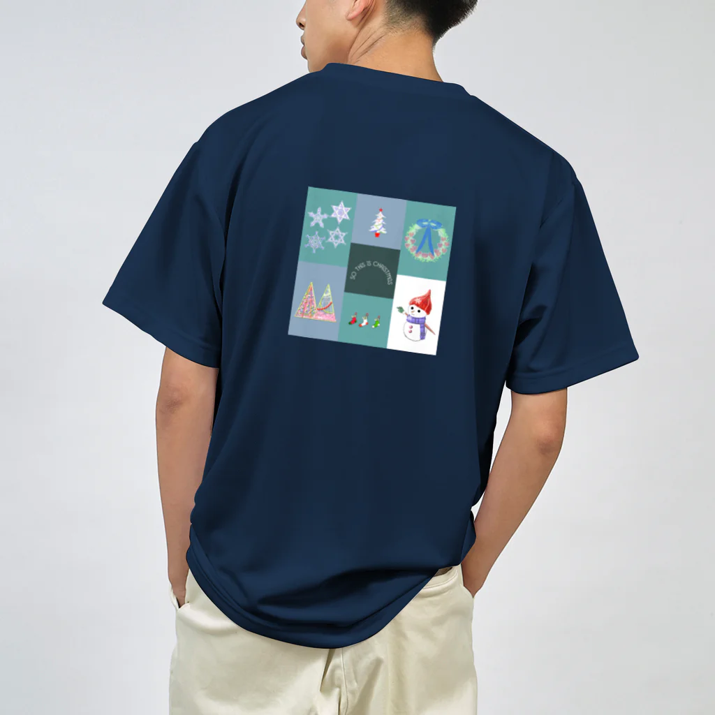 月夜のタツノオトシゴのSo this is Christmas2 Dry T-Shirt