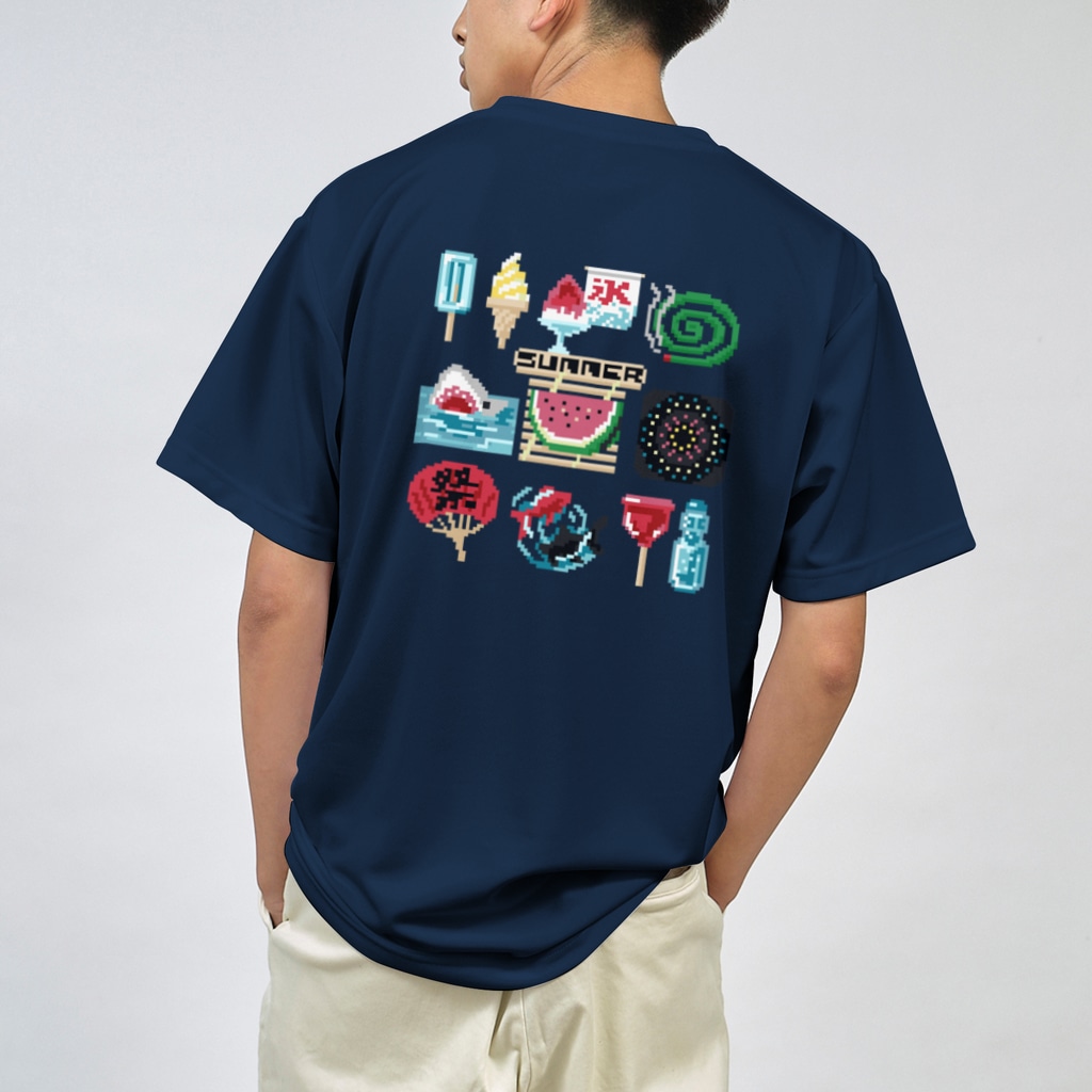 すとろべりーガムFactoryの【バックプリント】 ドットSummer Dry T-Shirt