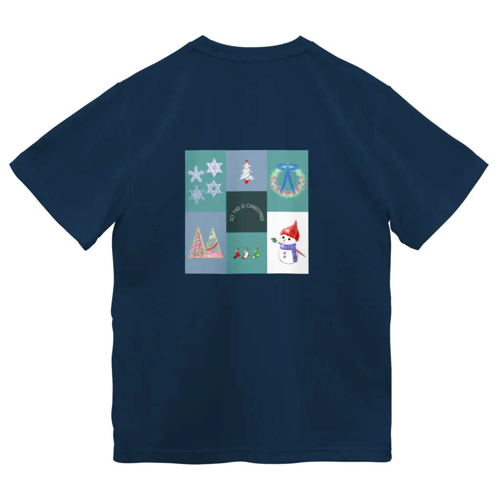 月夜のタツノオトシゴのSo this is Christmas2 Dry T-Shirt