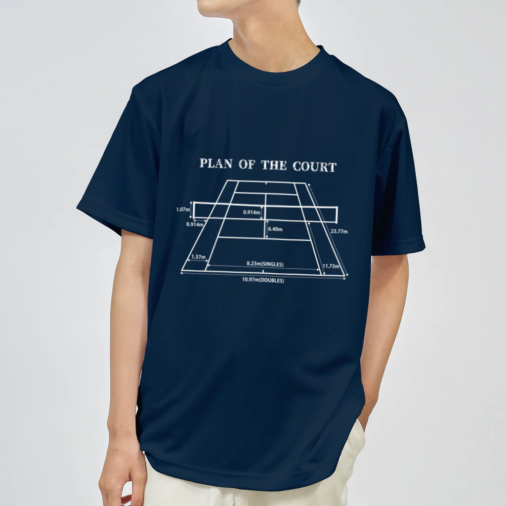 SeeZoo BeeZoo 別館のplan of the court２ Dry T-Shirt