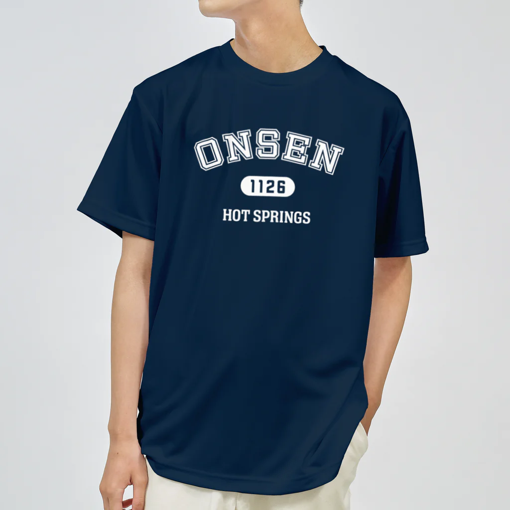 kg_shopのONSEN (ホワイト) ドライTシャツ