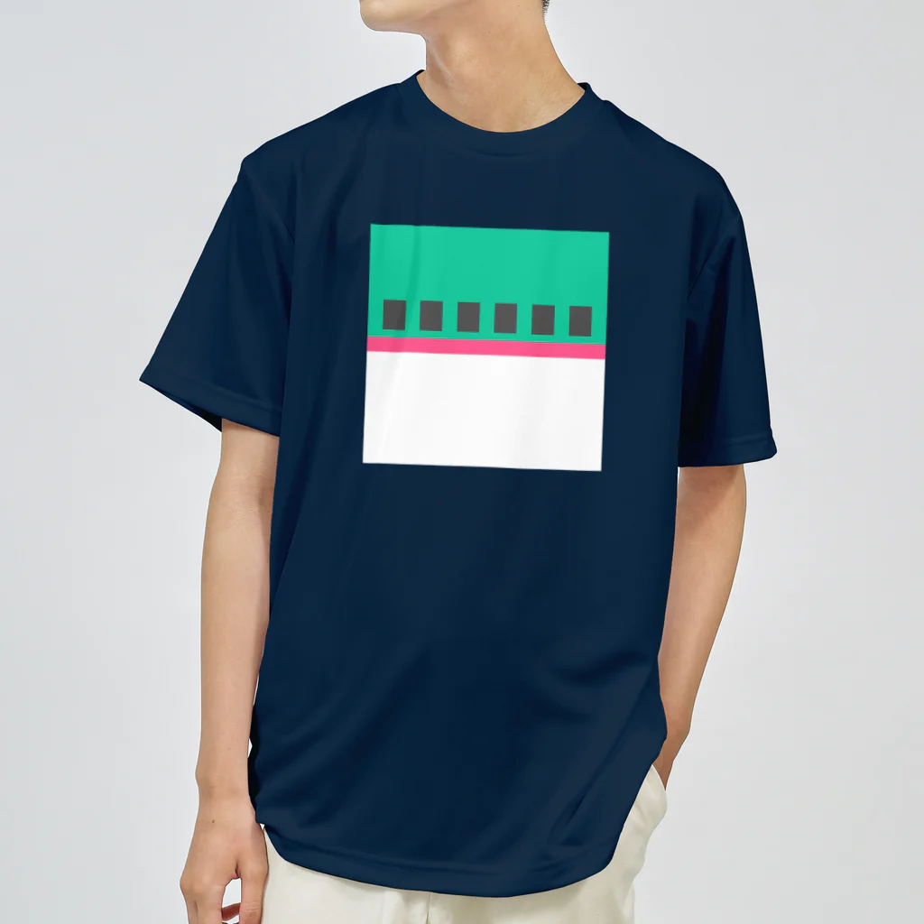 つぷこしあんの高速鉄道風　ドット絵 Dry T-Shirt