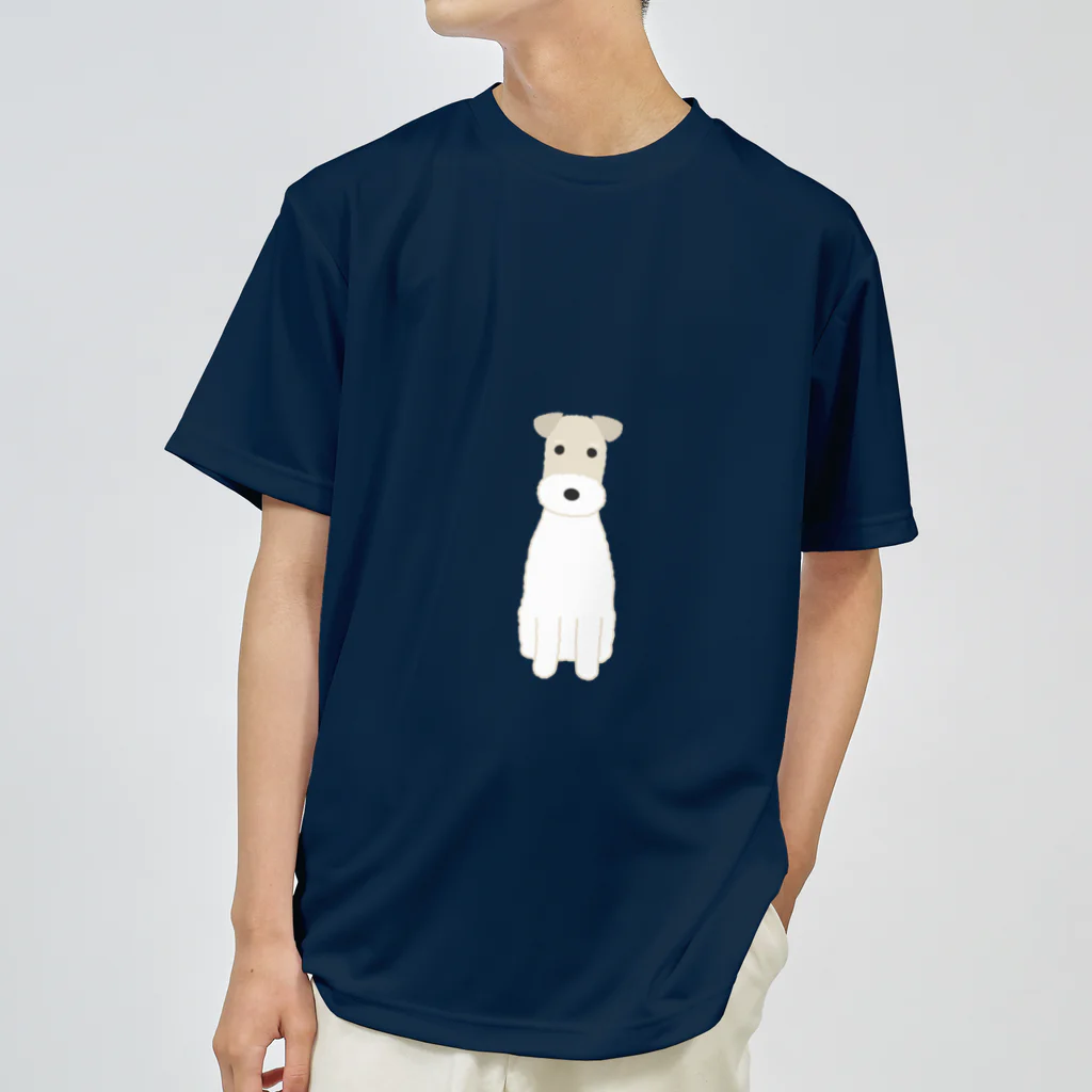 ゆいたっく／犬イラストのワイヤーフォックステリア2 Dry T-Shirt