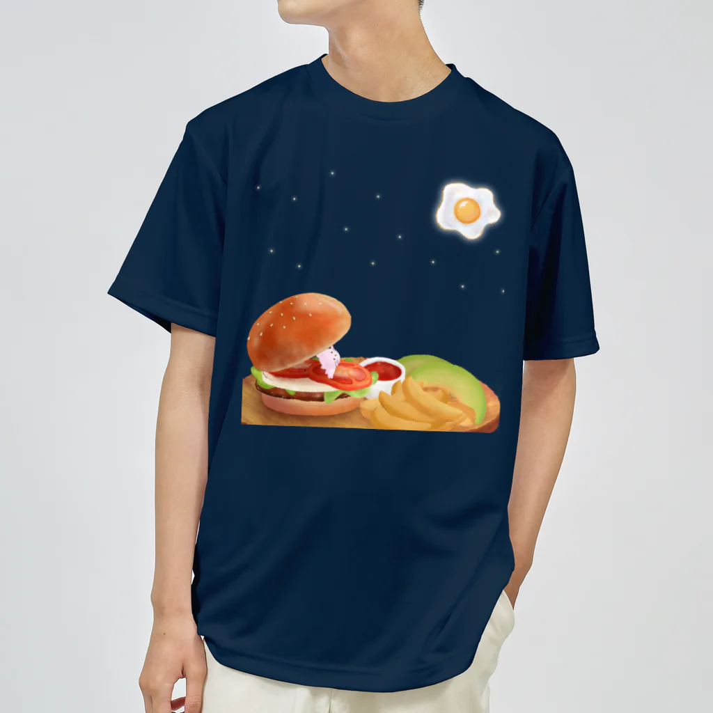 mifの月見バーガー🍔 Dry T-Shirt