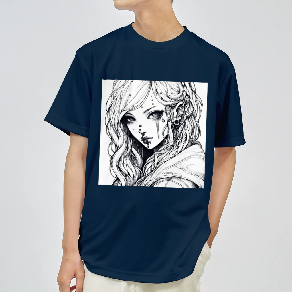 zaisuのピアス女子 ドライTシャツ