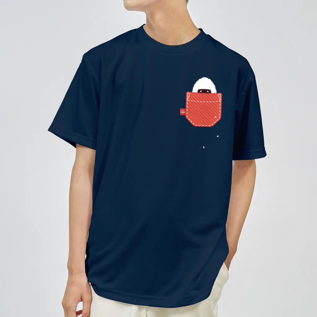 イラスト MONYAAT の🍙おにぎりと一緒　*ポケット🍙 Dry T-Shirt