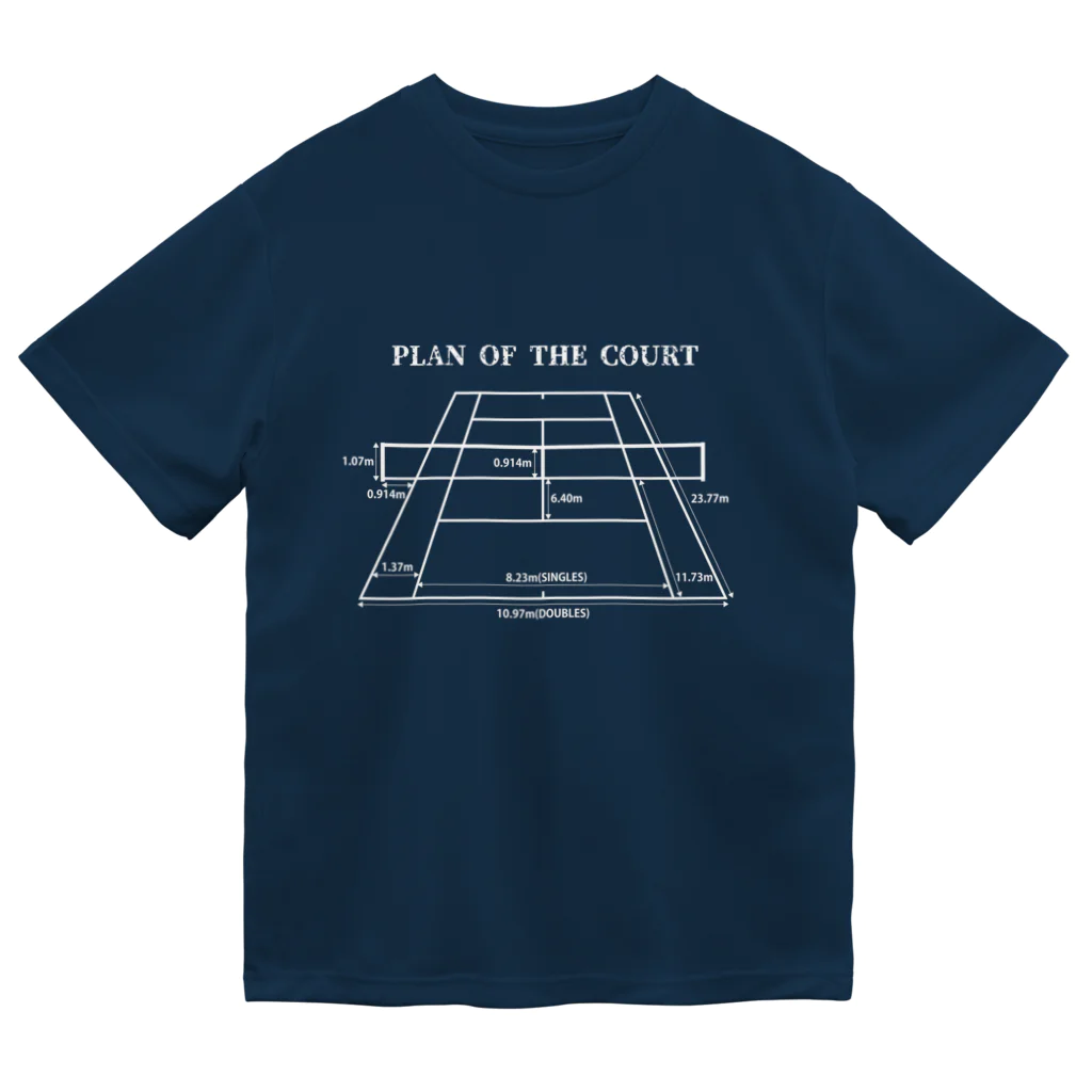 SeeZoo BeeZoo 別館のplan of the court２ Dry T-Shirt
