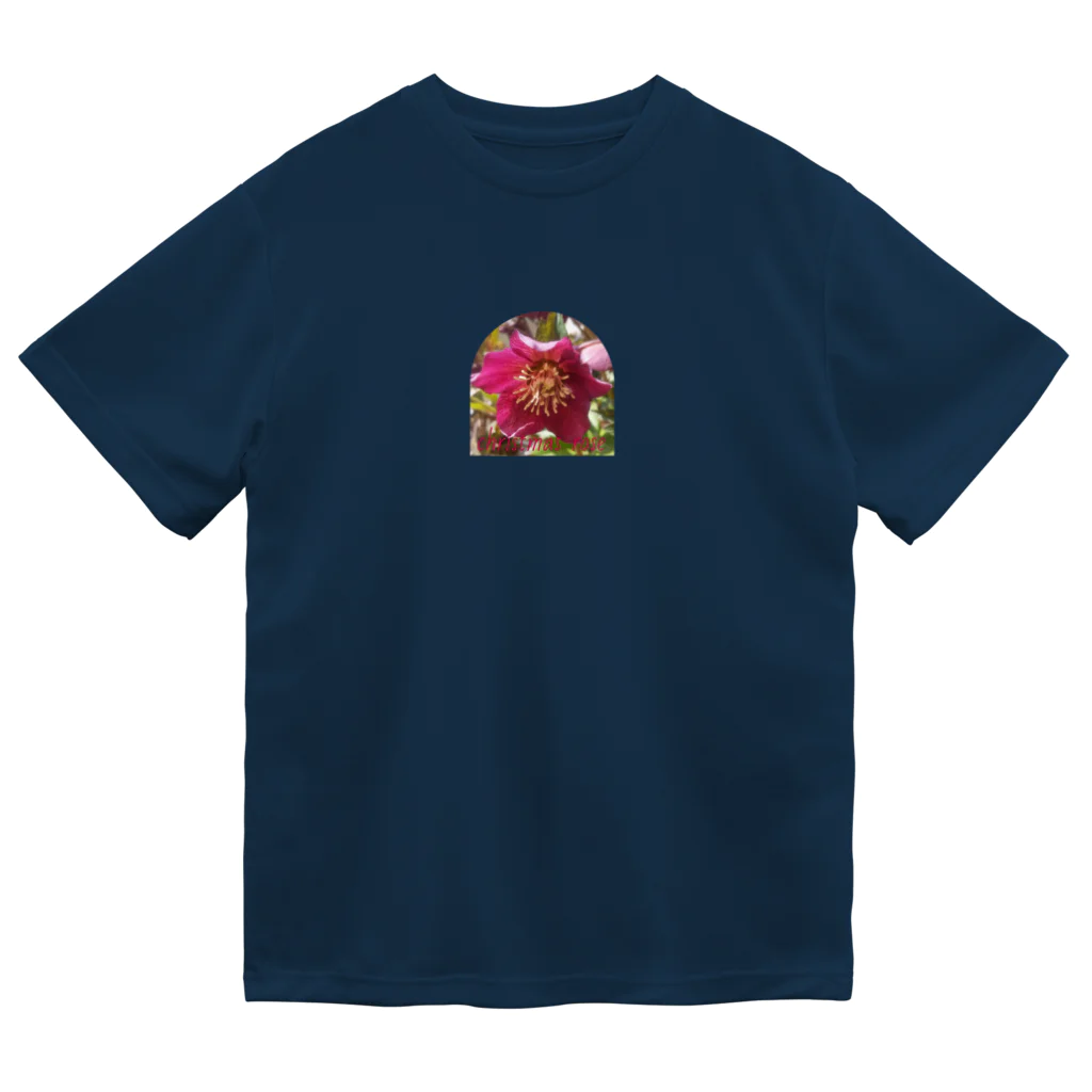 ハルノコのchristmas rose ドライTシャツ