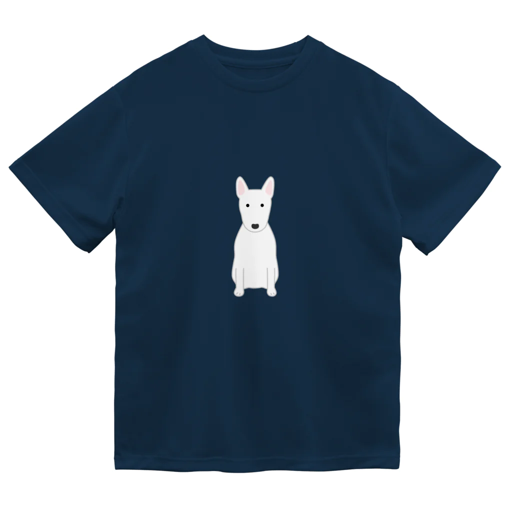 ゆいたっく／犬イラストのミニチュアブルテリア Dry T-Shirt