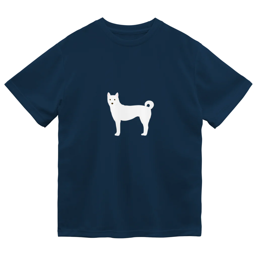 ゆいたっく／犬イラストの紀州 ドライTシャツ