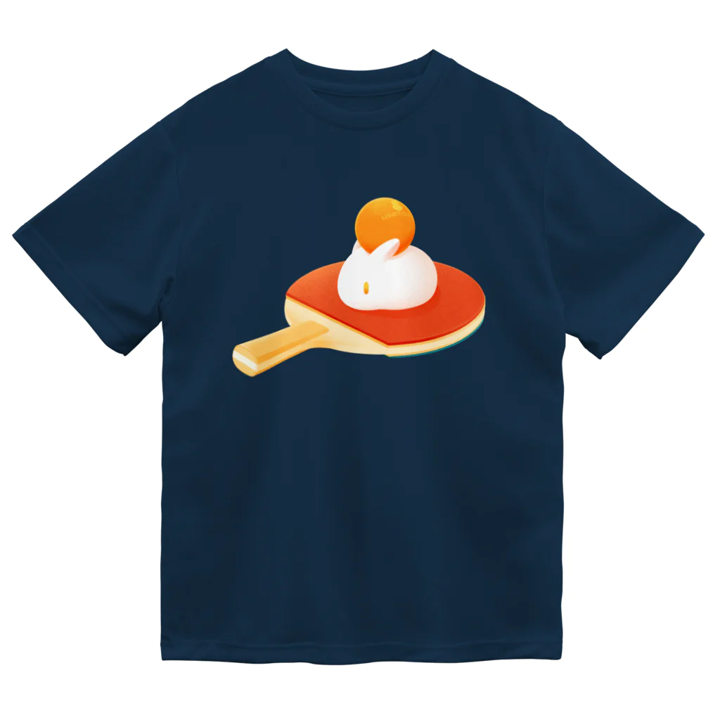 MochiOzのうさもちTシャツ（卓球） Dry T-Shirt