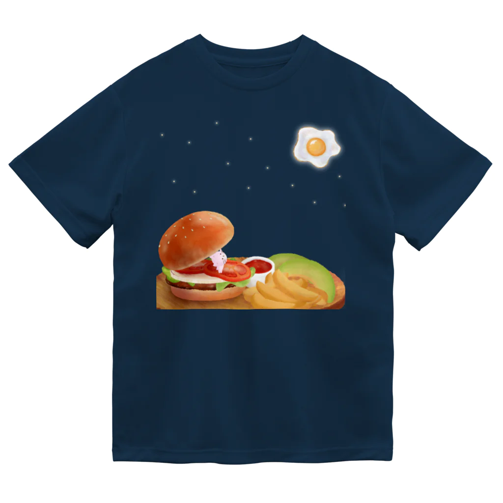 mifの月見バーガー🍔 ドライTシャツ