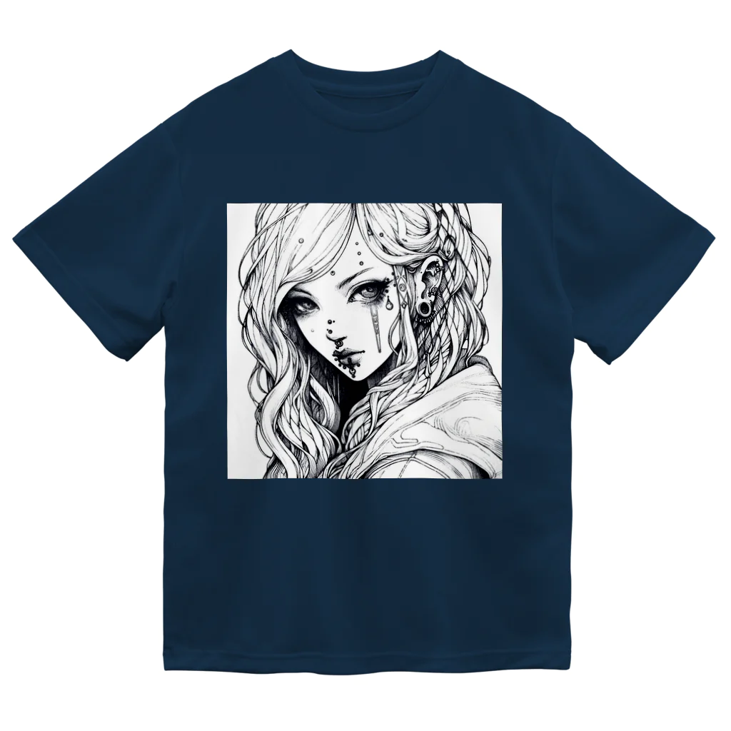 zaisuのピアス女子 ドライTシャツ