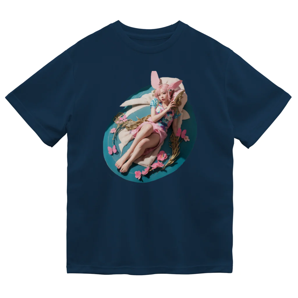 SORASIDER.MONO（そらさいだあ・どっと・もの）の魔女のピンクな休日 ドライTシャツ