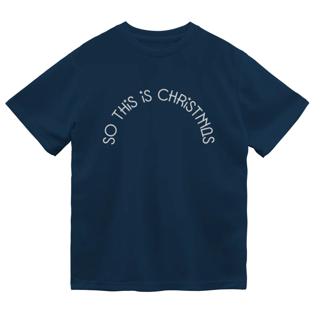 月夜のタツノオトシゴのSo this is Christmas2 Dry T-Shirt