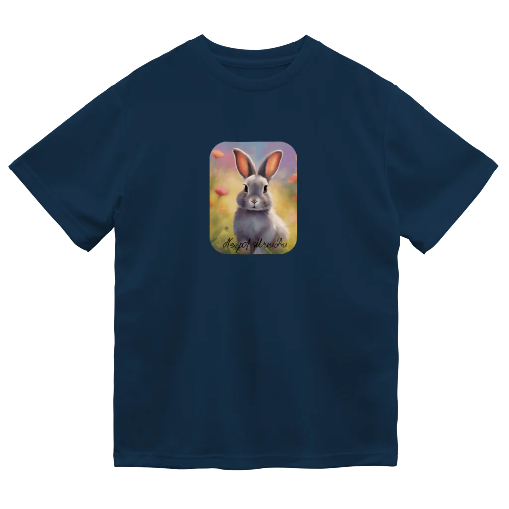 ねいぱあむうる店のHELLO RABBIT ドライTシャツ