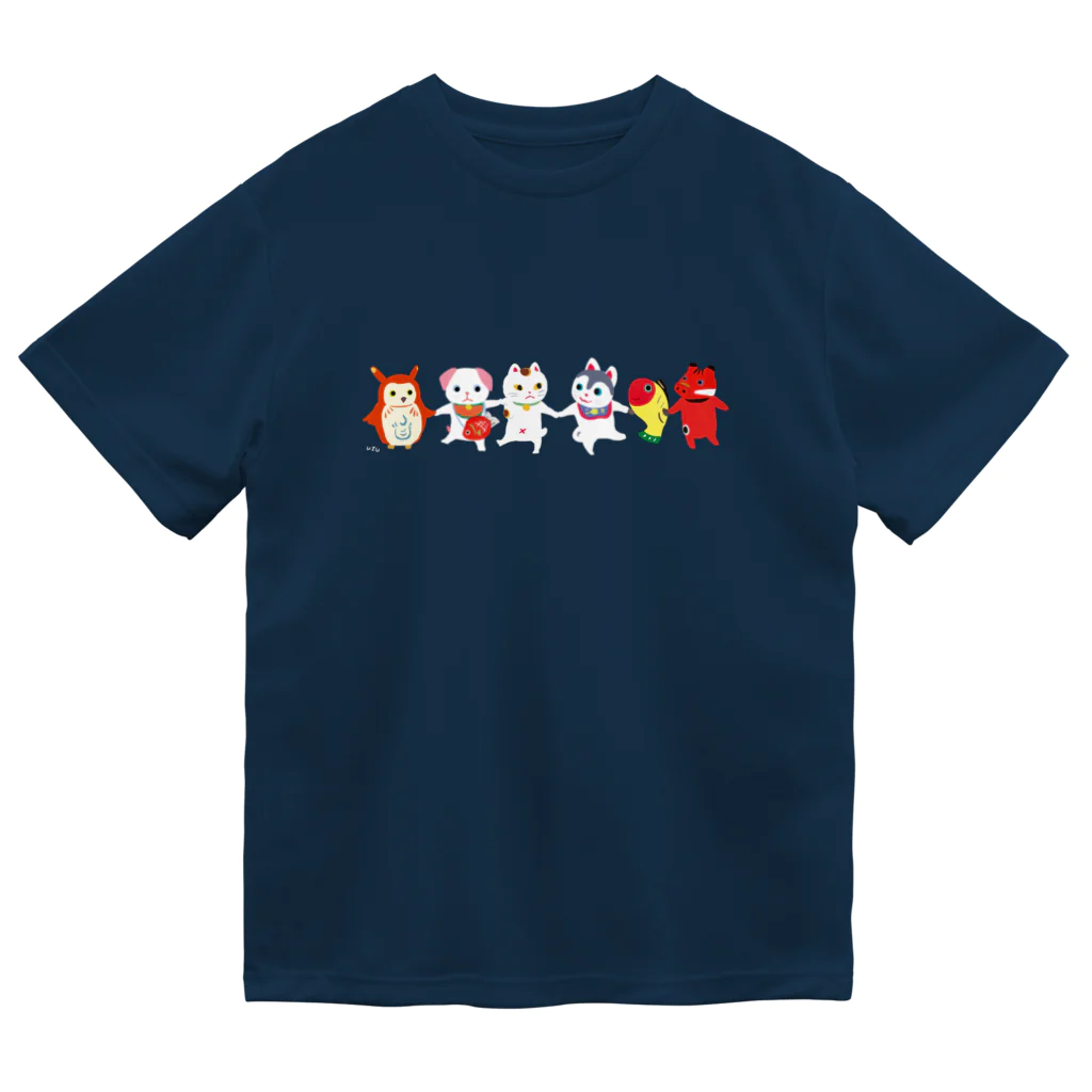 おばけ商店のTOYTOY＜おもちゃのダンス＞ ドライTシャツ