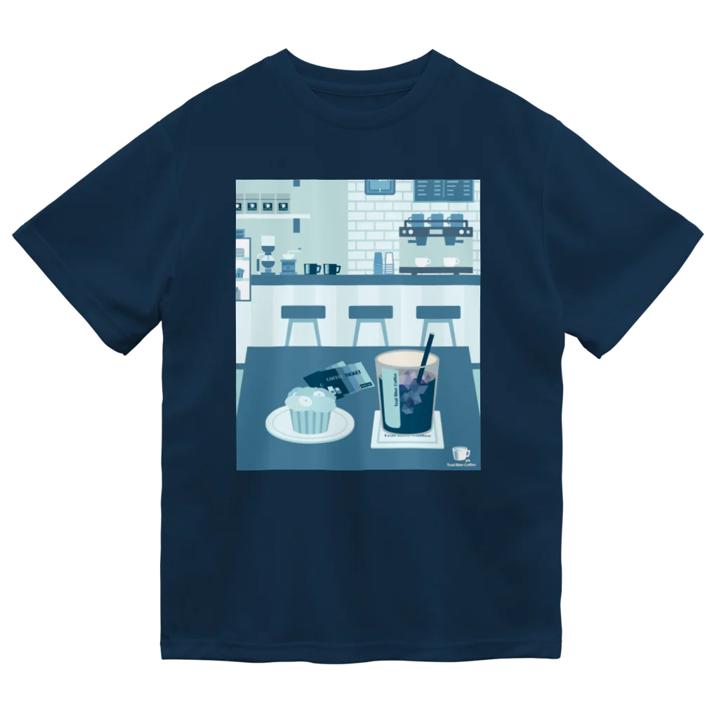 Teal Blue Coffeeのアイスコーヒーをどうぞ　～常連さんの指定席～ Dry T-Shirt