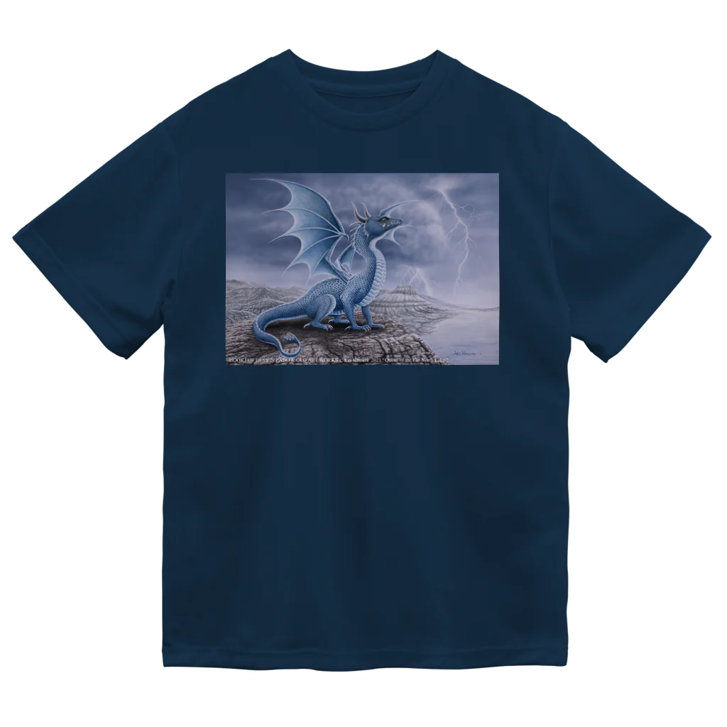 アラスカ野生動物画家きむらけいのQueen of the Far North Lake ドライTシャツ