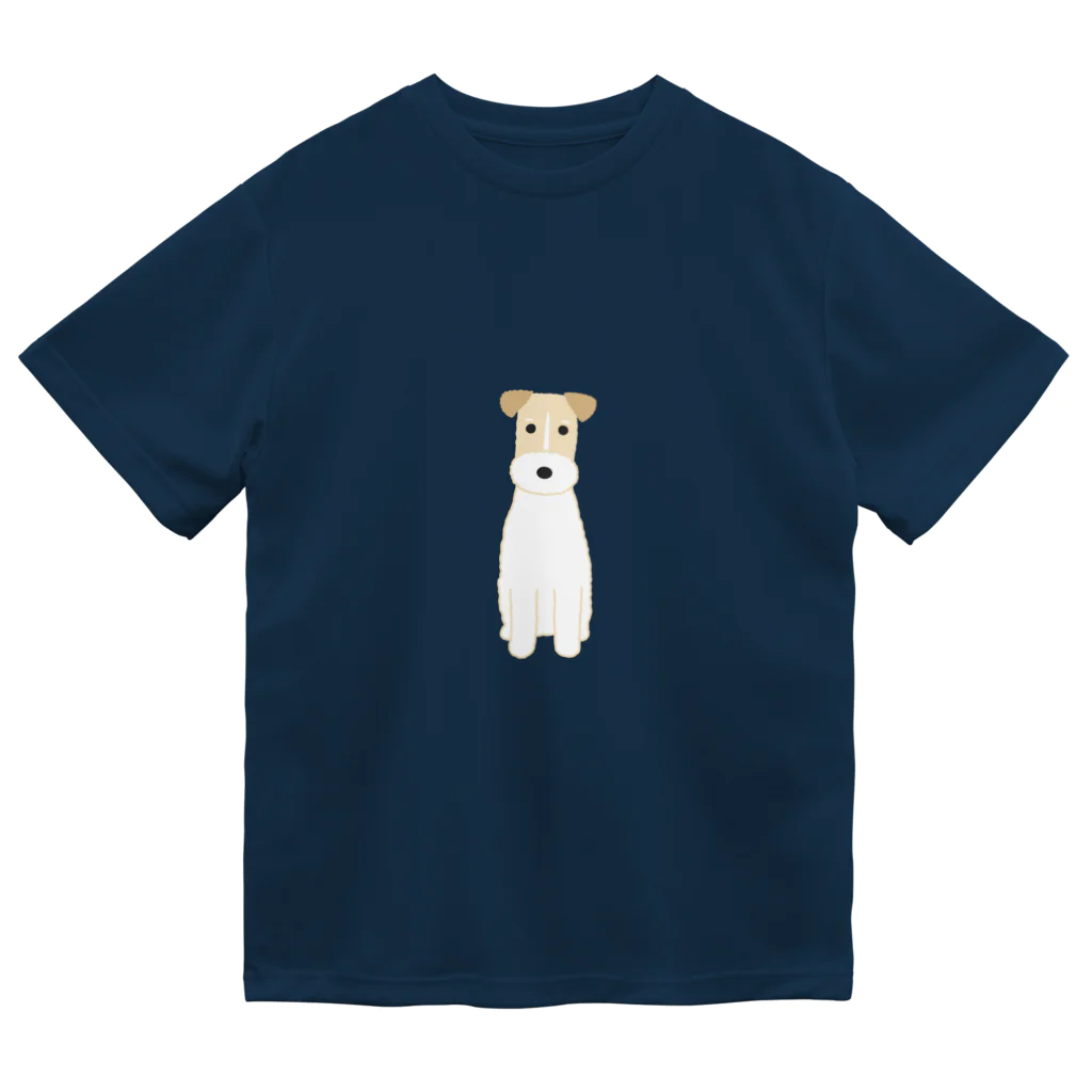 ゆいたっく／犬イラストのワイヤーフォックステリア Dry T-Shirt