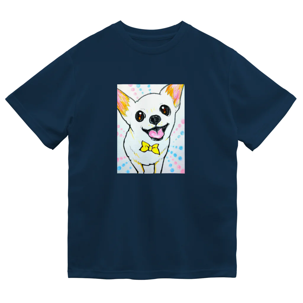 harupink🌸ペット似顔絵illustのイラストわんこ Dry T-Shirt