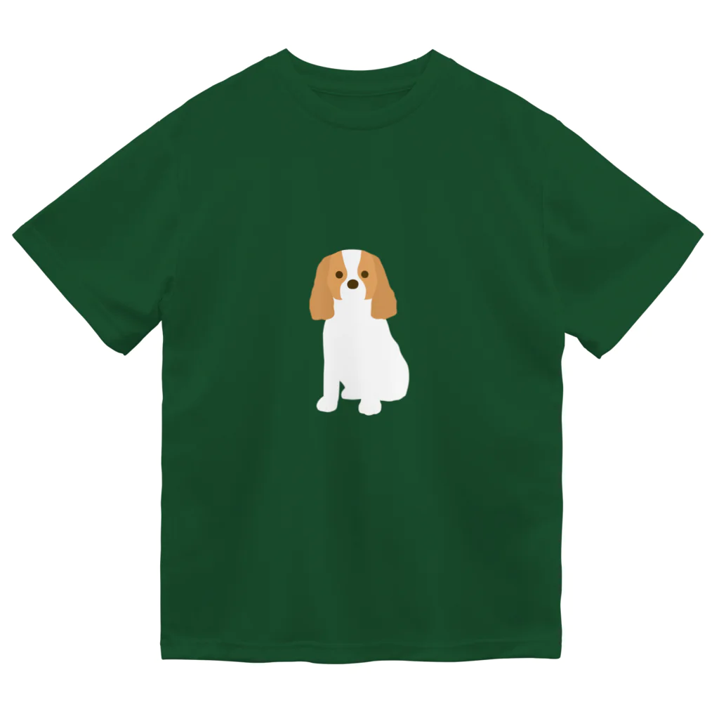 ゆいたっく／犬イラストのキャバリア Dry T-Shirt