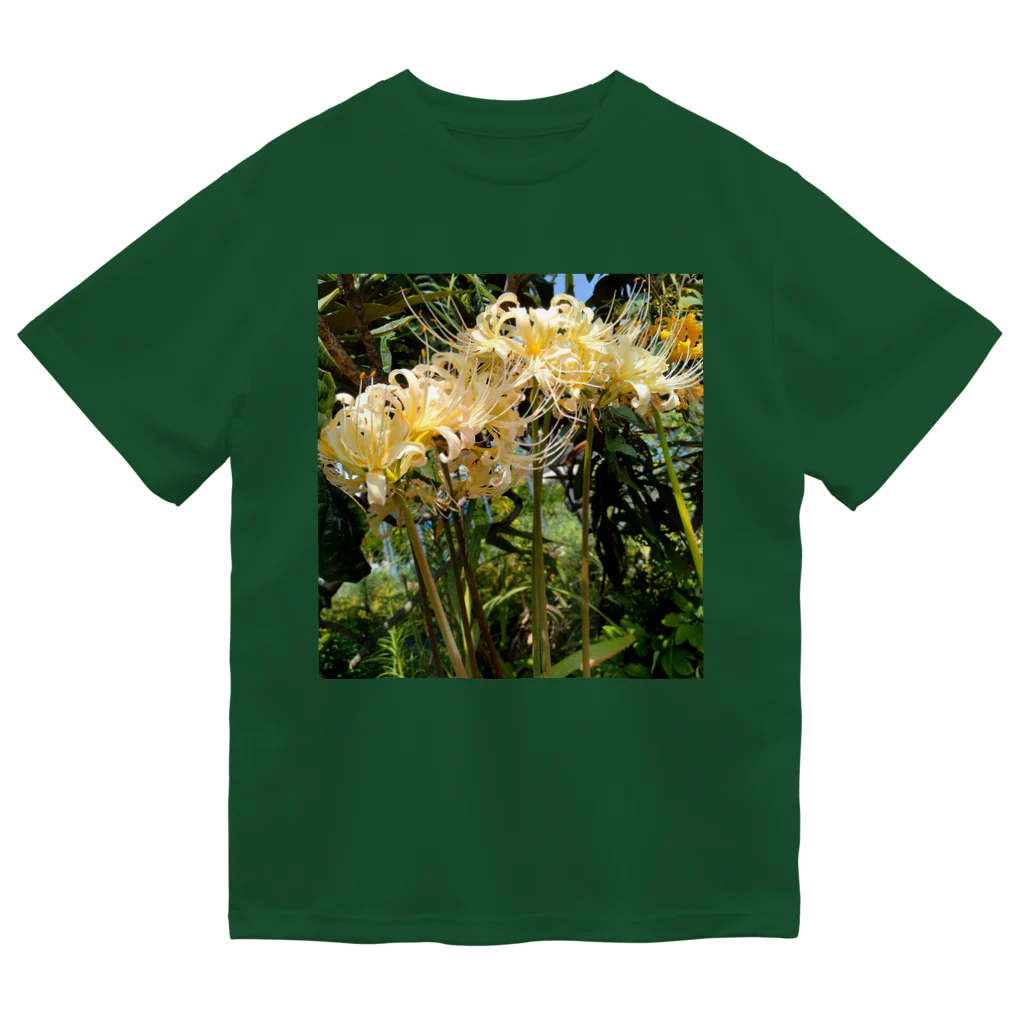 MMの白いひがん花 Dry T-Shirt