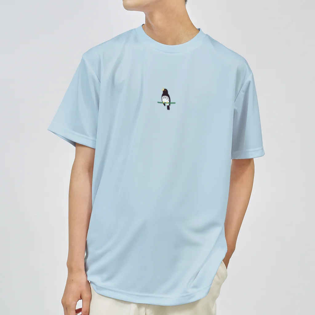 piro piro piccoloのクロツグミ ドライTシャツ