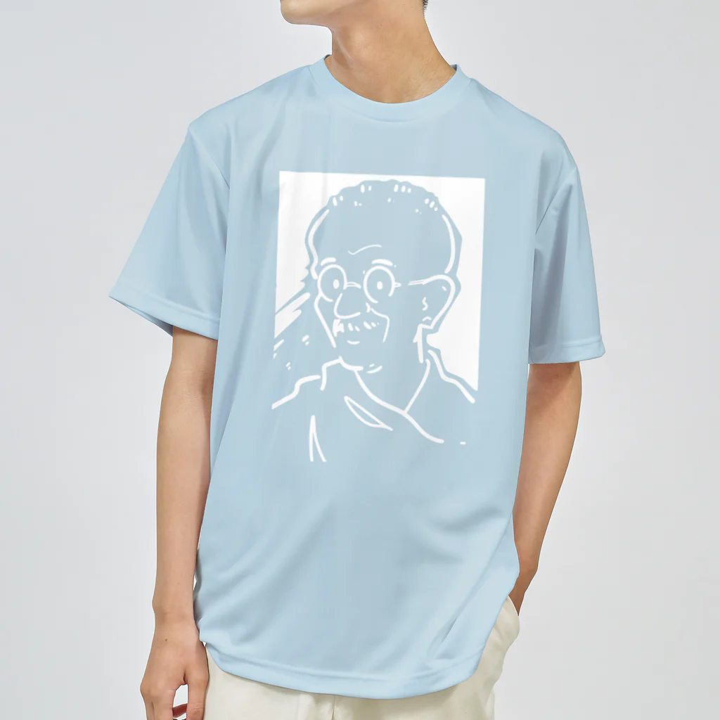 山形屋米店のマハトマ・ガンディー(Mahatma Gandhi) ドライTシャツ