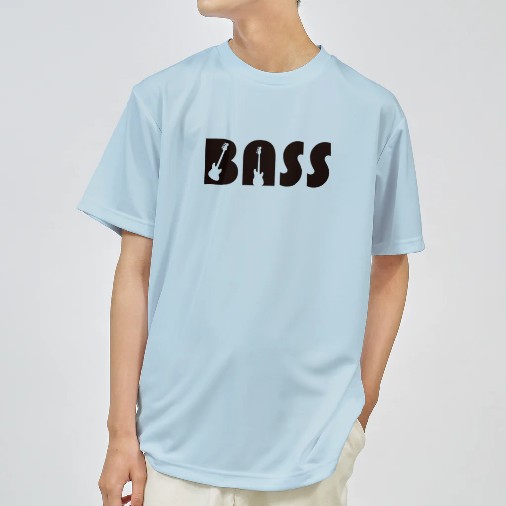 ベース会ONLINE SHOPのBASS&BASS（黒） Dry T-Shirt