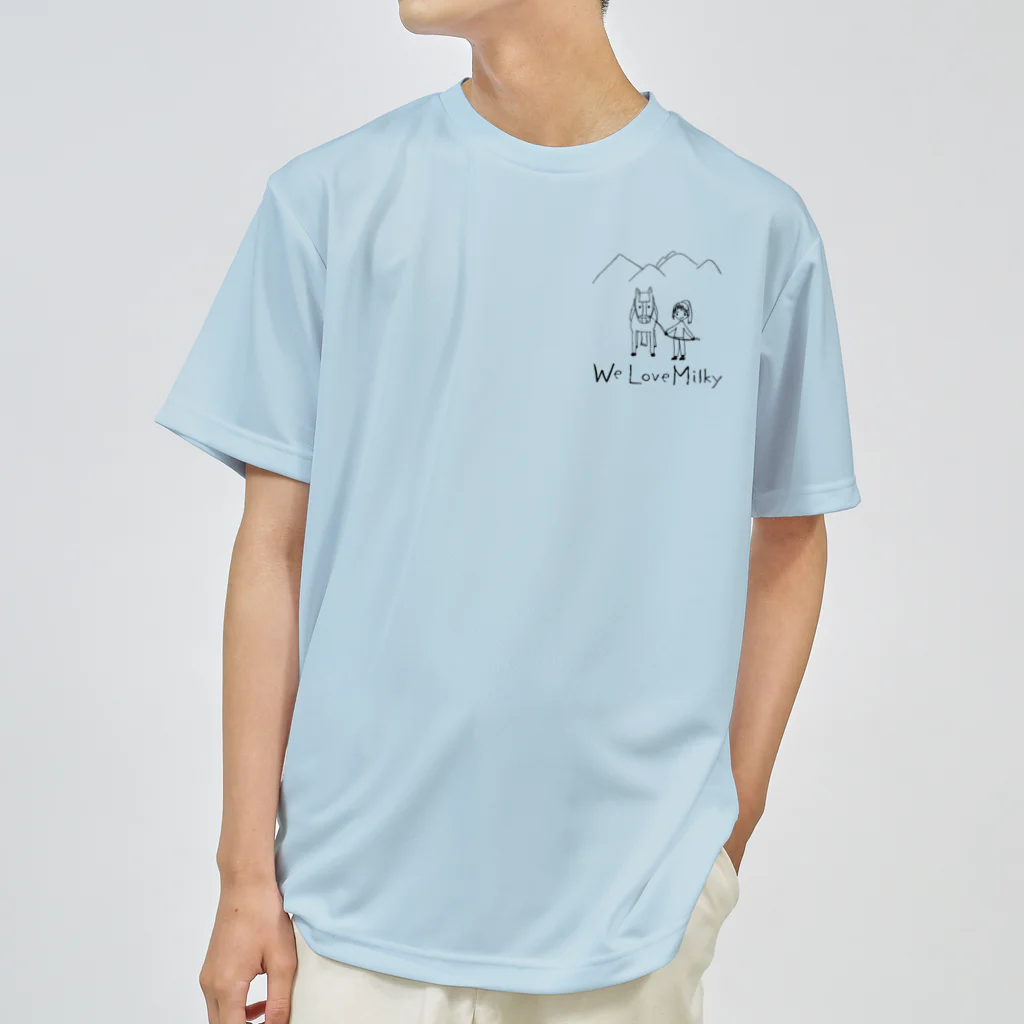 うまやさんのWe Love Milky Dry T-Shirt