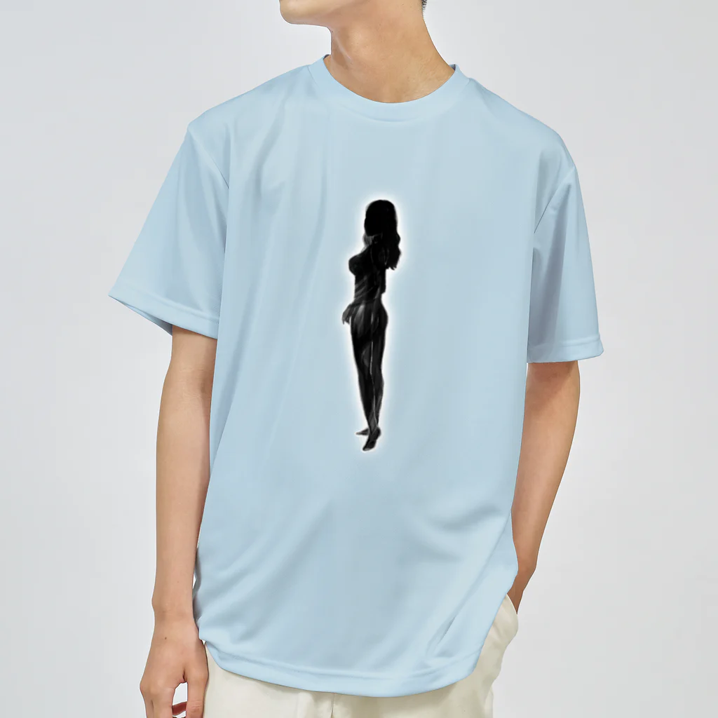 月夜のタツノオトシゴのDon’t walk away Dry T-Shirt