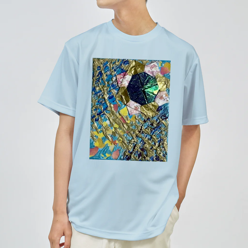 T.A.G テクスチャーアート 立体感 質感 カラフル 色彩 色合い 抽象 アブストラクト パワー エネルギー 波動 絶望 kawaiiのResonance ドライTシャツ