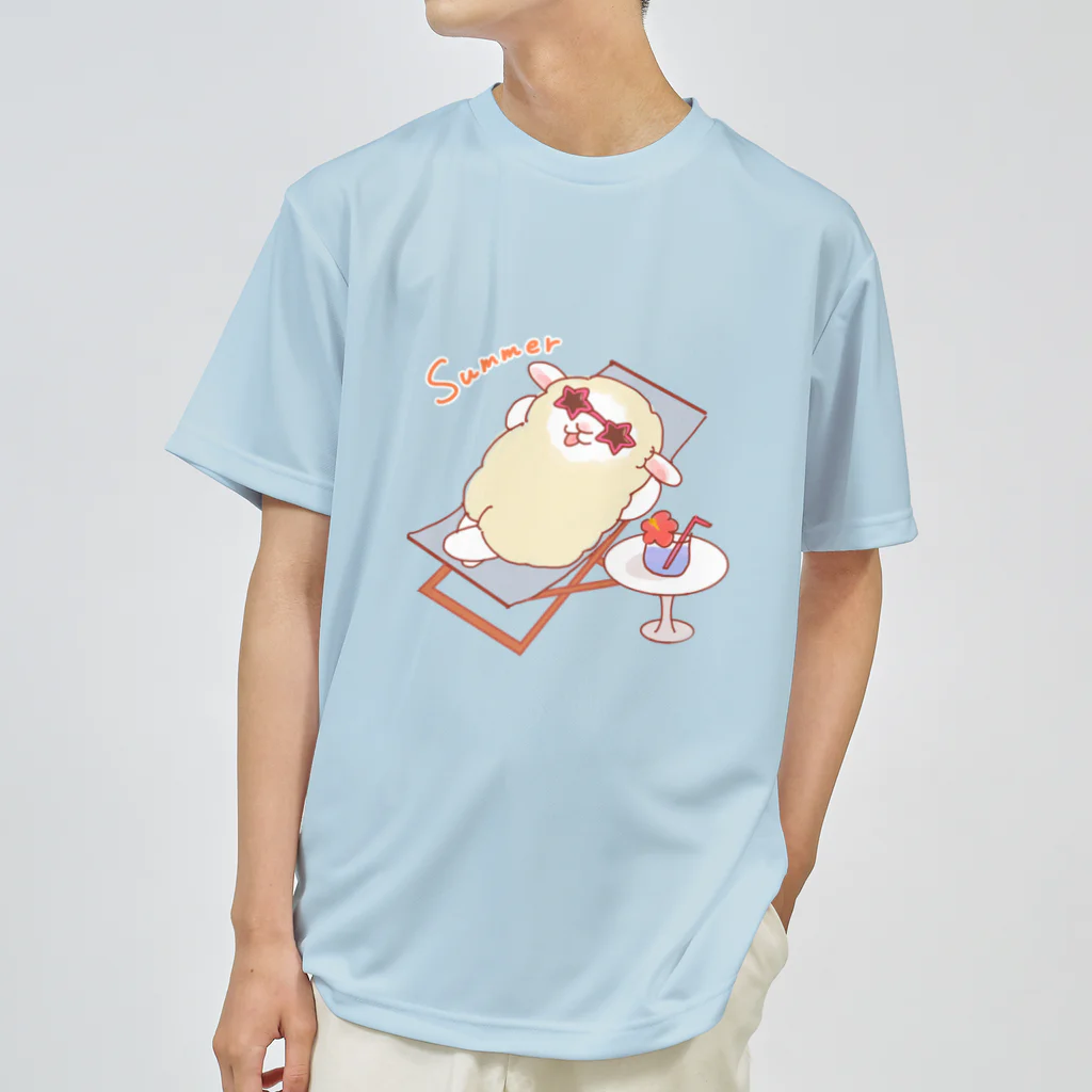 ひつじのきょんショップの夏ひつじT ドライTシャツ