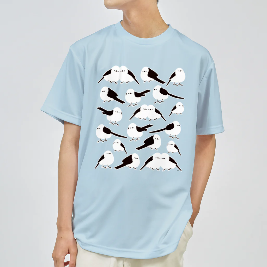 しろくま&ペンギン通信のいろいろエナガ Dry T-Shirt