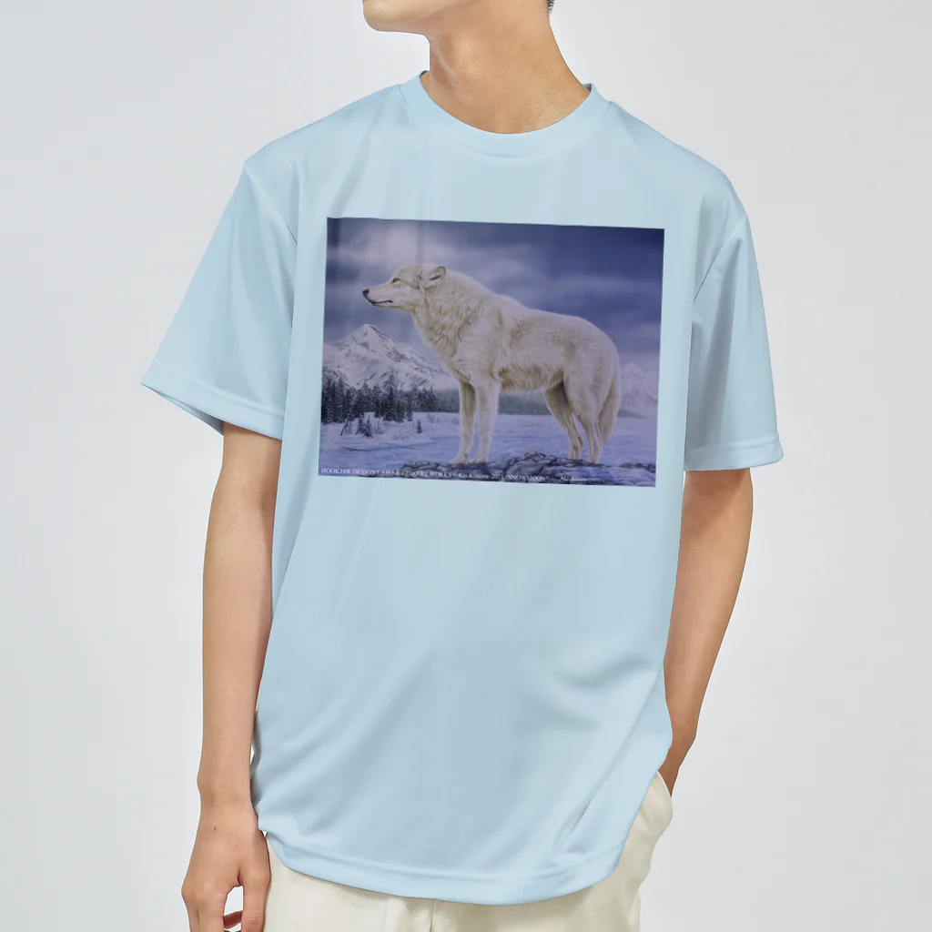 アラスカ野生動物画家きむらけいのSNOWMOON Dry T-Shirt