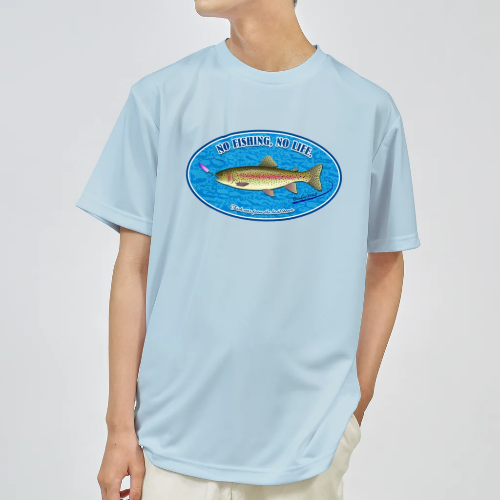 猫と釣り人のNIJIMASU_2R ドライTシャツ
