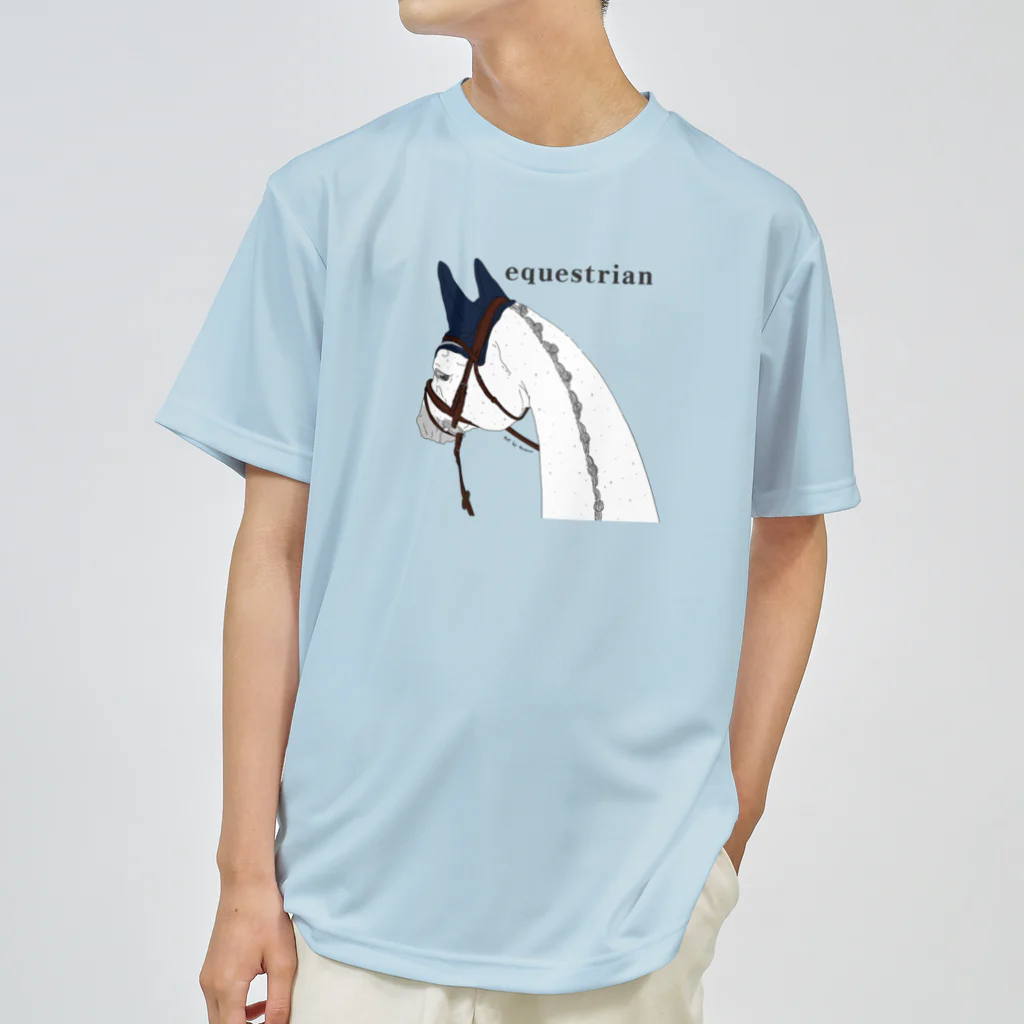 SHIROFUNE_mooooのequestrian  Dry T-Shirt