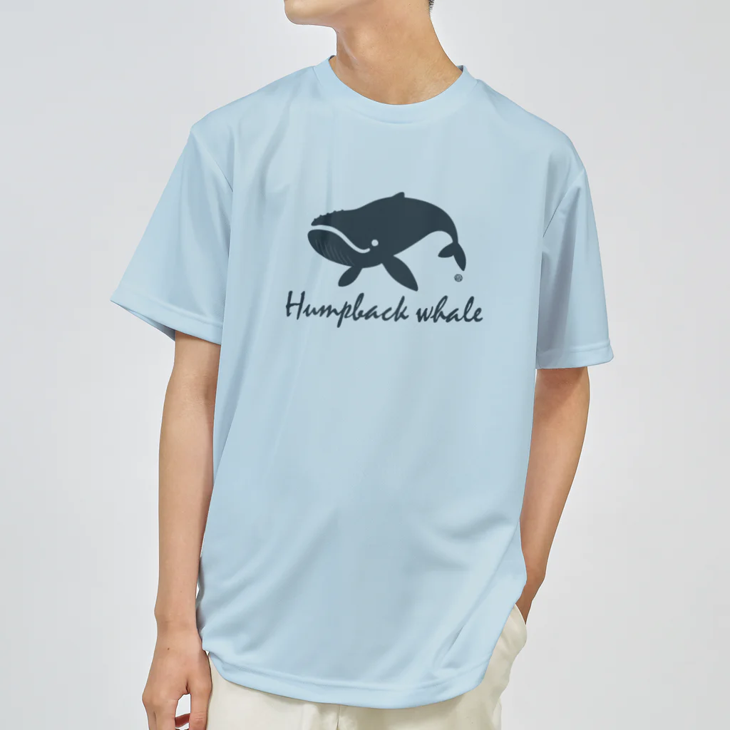 Atelier Pomme verte のHumpback whale22 ドライTシャツ